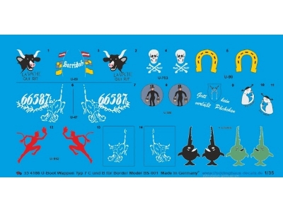 U-boot Wappen Type 7b And C - For Border Kit Bs-001 - zdjęcie 1