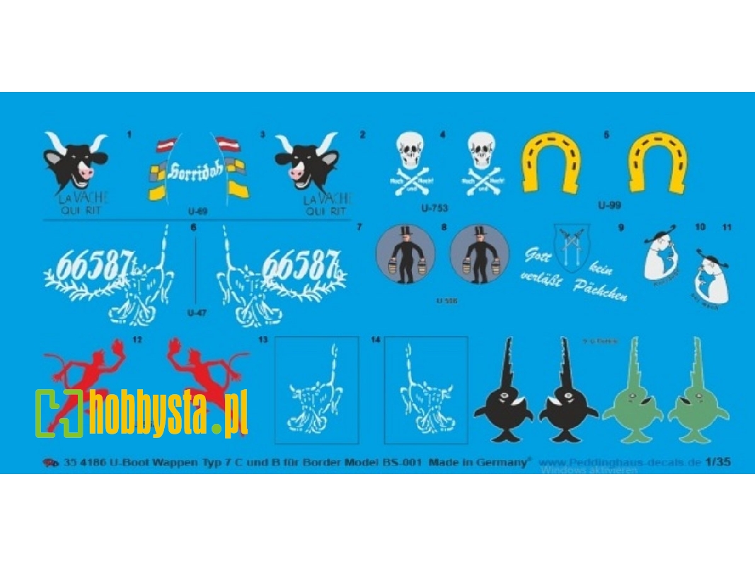 U-boot Wappen Type 7b And C - For Border Kit Bs-001 - zdjęcie 1