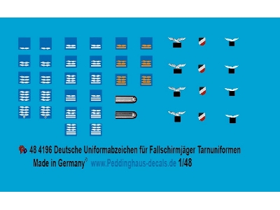 Uniform Insignia Camouflage Uniforms Of Fallschirmjager - zdjęcie 1