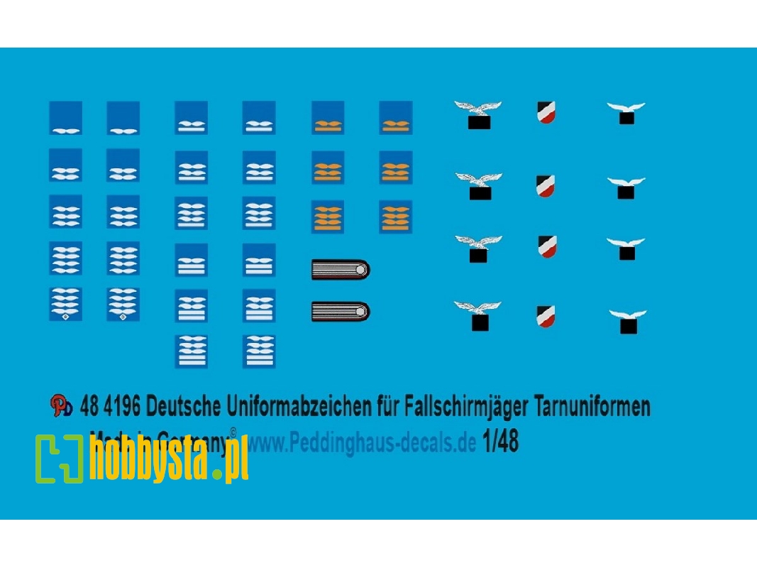 Uniform Insignia Camouflage Uniforms Of Fallschirmjager - zdjęcie 1