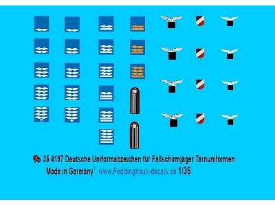 Uniform Insignia Camouflage Uniforms Of Fallschirmjager In Winter Dress - zdjęcie 1