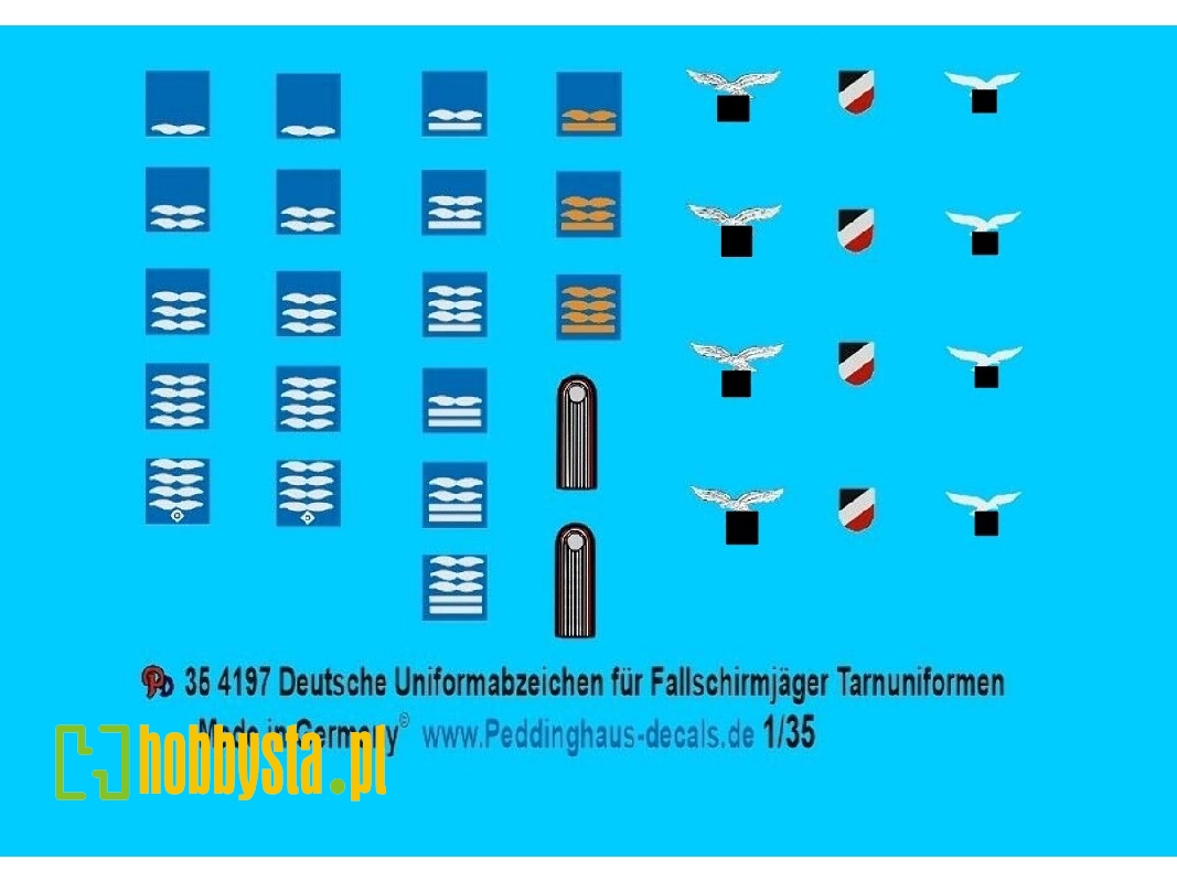 Uniform Insignia Camouflage Uniforms Of Fallschirmjager In Winter Dress - zdjęcie 1