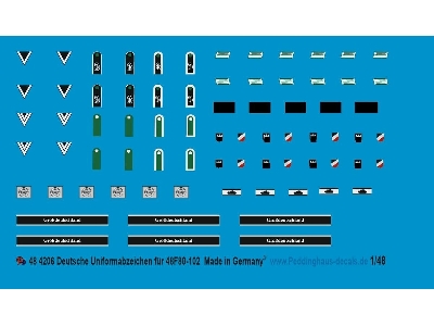 Uniform Insignia For Wehrmacht Figures - zdjęcie 1