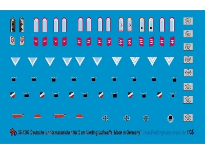 Uniform Insignia For Flak Crew 2cm Vierling - zdjęcie 1