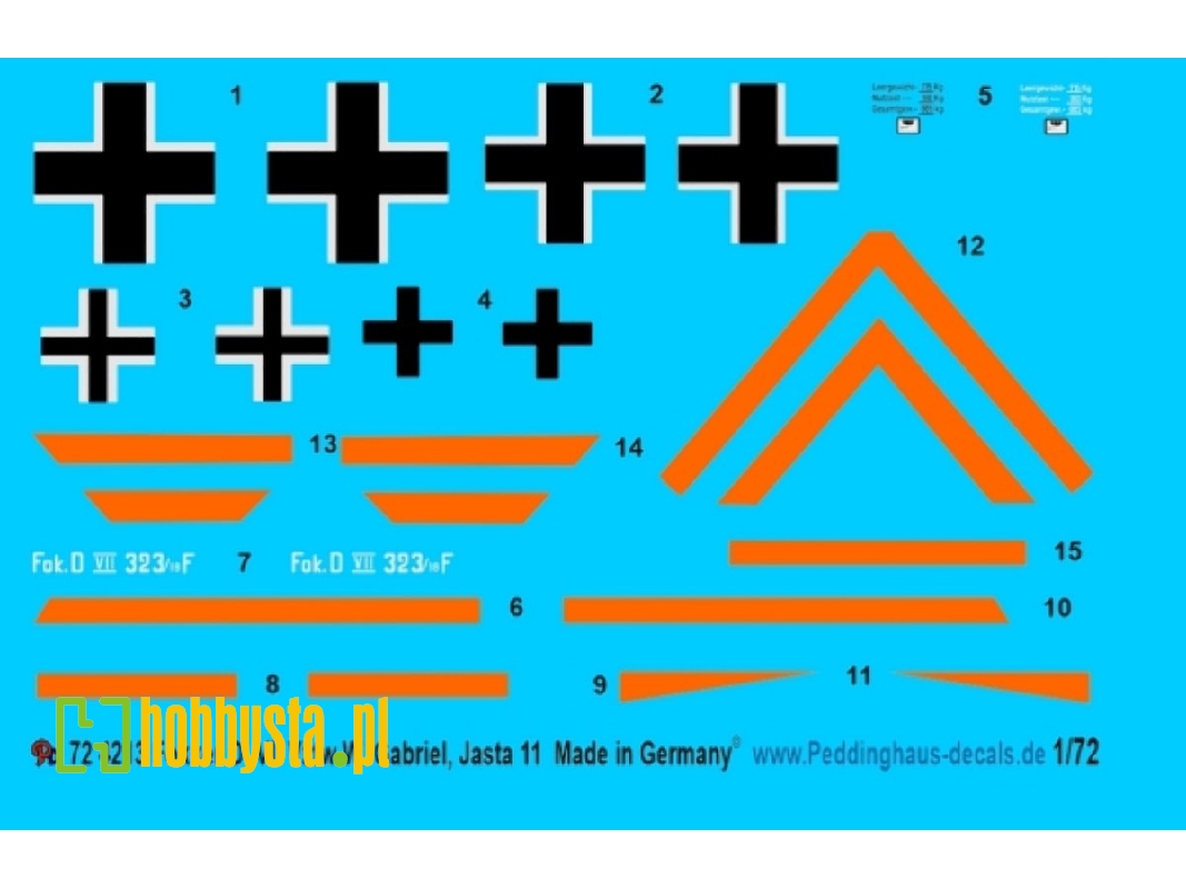 Fokker D.Vii - Vzfw W. Gabriel, Jasta 11 - zdjęcie 1
