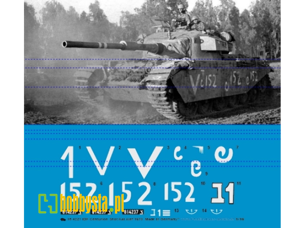 Idf Centurion Shot Kal Alef 1973 (Yom Kippur War) - zdjęcie 1