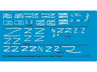 Russian Tanks 2023 Decals - Part 1 - zdjęcie 1
