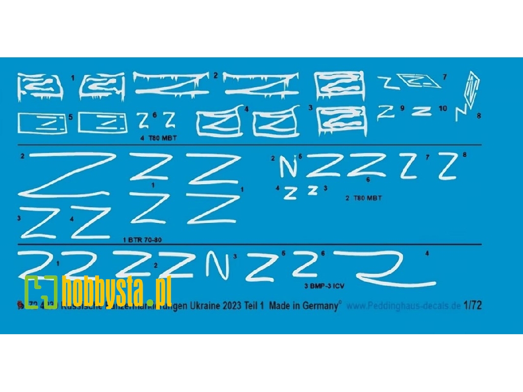 Russian Tanks 2023 Decals - Part 1 - zdjęcie 1