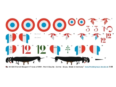 French Nieuport 17 Aces Of Wwi - Part 4 (Deullin - Drome - Boyau) - zdjęcie 1