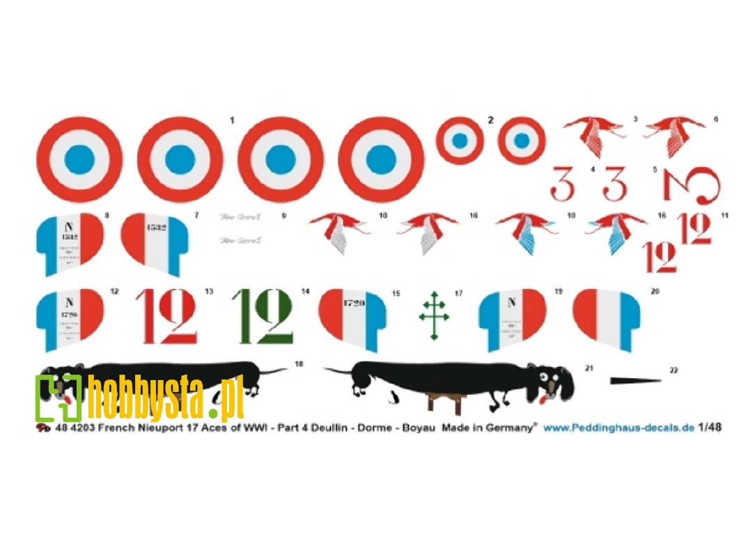 French Nieuport 17 Aces Of Wwi - Part 4 (Deullin - Drome - Boyau) - zdjęcie 1