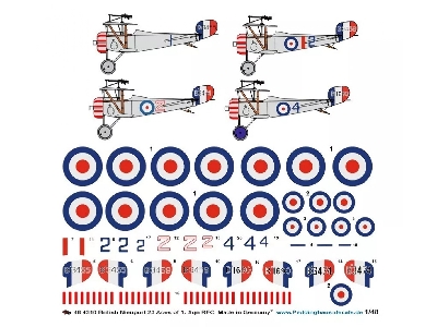 British Nieuport 23 Aces Of 1. Sqn Rfc - zdjęcie 1