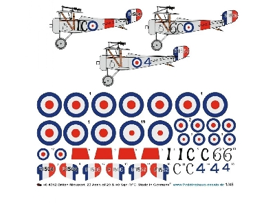British Nieuport 23 Aces Of 29 And 40 Sqn Rfc - zdjęcie 1
