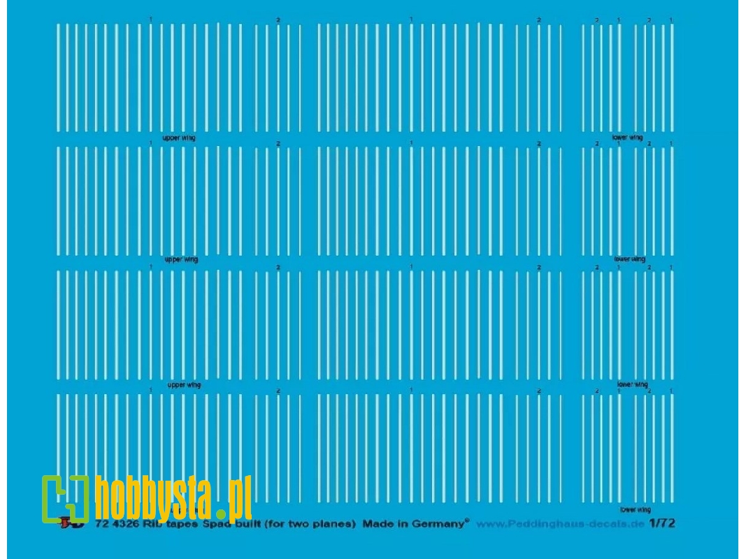 Ribs For Spad Xiii (For Two Planes) - zdjęcie 1