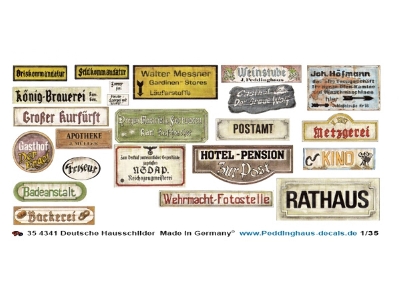 German Commercial Signs For Houses - zdjęcie 1