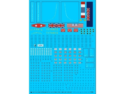 Decals For The Titanic Model - zdjęcie 1