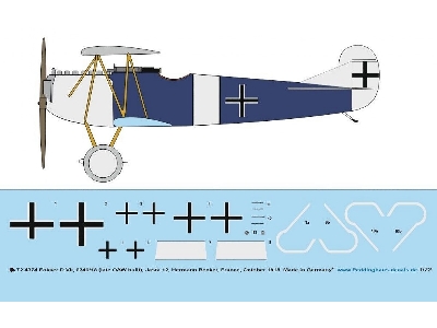 Fokker D.Vii, 6340/18 (Late Oaw Built), Jasta 12, Hermann Becker, France, October 1918 - zdjęcie 1