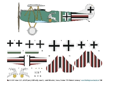 Fokker D.Vii, 2235/18 (Early Oaw Built), Jasta 66, Rudolf Windisch, France, October 1918 - zdjęcie 1