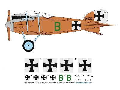 Albatros D.I, S.437/16, Jasta 2, Erwin Böhme, France, Late Autumn 1916 - zdjęcie 1