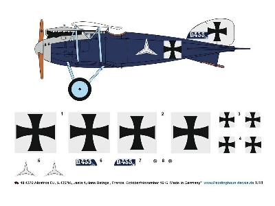 Albatros D.I, S.435/16, Jasta 1, Hans Bethge, France, October/November 1916 - zdjęcie 1