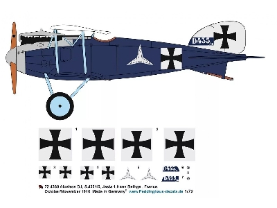 Albatros D.I, S.435/16, Jasta 1, Hans Bethge, France, October/November 1916 - zdjęcie 1