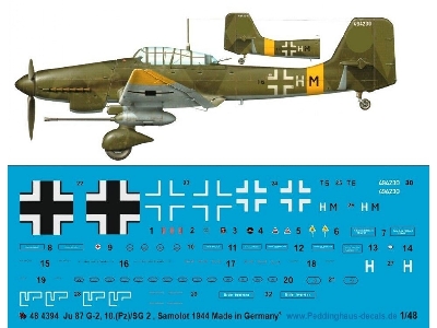 Ju 87 G-2, 10.(Pz)/Sd 2, Samolot 1944 - zdjęcie 1