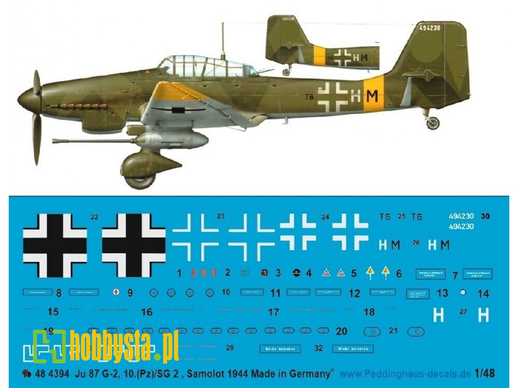 Ju 87 G-2, 10.(Pz)/Sd 2, Samolot 1944 - zdjęcie 1
