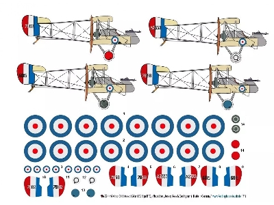 Airco Dh.2 Aces Of 29 And 32 Sqn Rfc, (Mccudden, Jones, Rees And Coningham) - zdjęcie 1