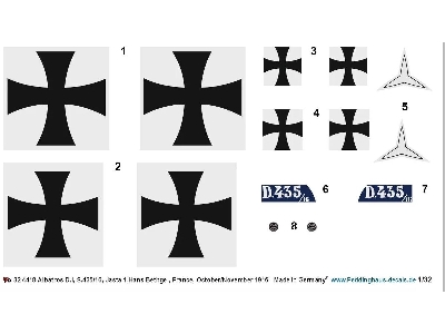 Albatros D.I, S.435/16, Jasta 1, Hans Bethge, France, October/November 1916 - zdjęcie 1