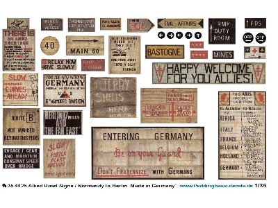 Allied Road Signs / Normandy To Berlin - zdjęcie 1