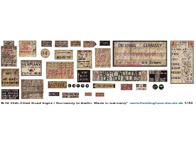 Allied Road Signs / Normandy To Berlin - zdjęcie 1