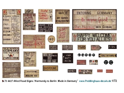 Allied Road Signs / Normandy To Berlin - zdjęcie 1