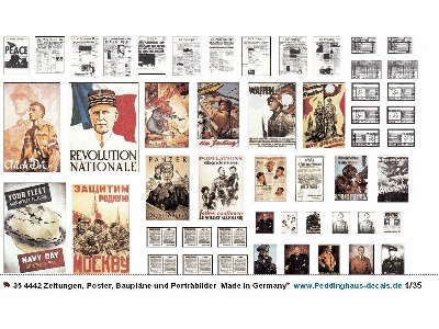 Newspapers, Posters, Building Plans And Portraits - zdjęcie 1