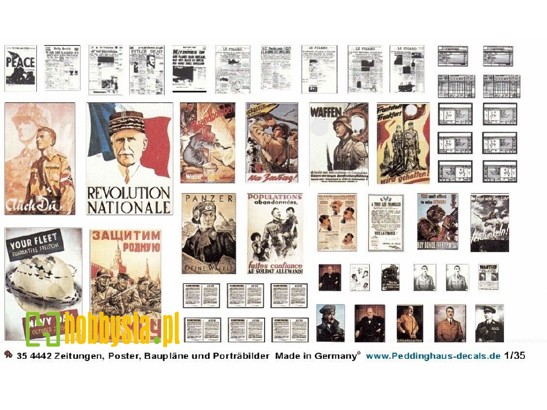 Newspapers, Posters, Building Plans And Portraits - zdjęcie 1