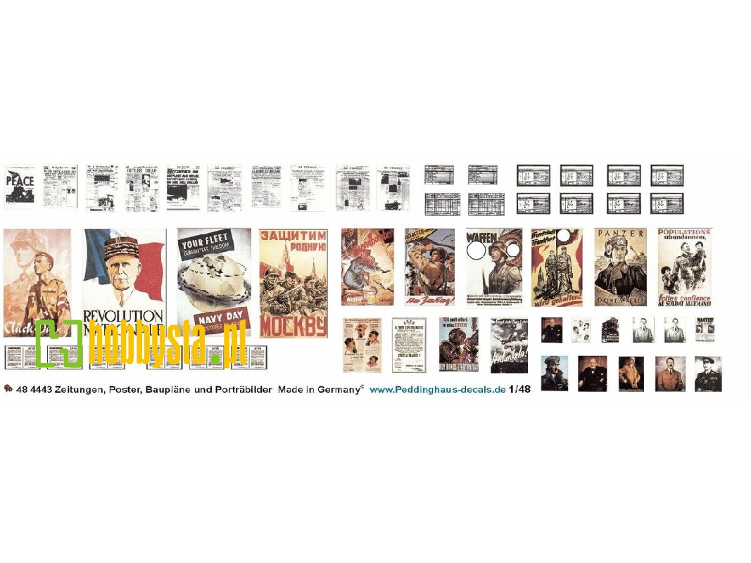 Newspapers, Posters, Building Plans And Portraits - zdjęcie 1