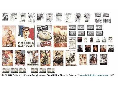 Newspapers, Posters, Building Plans And Portraits - zdjęcie 1