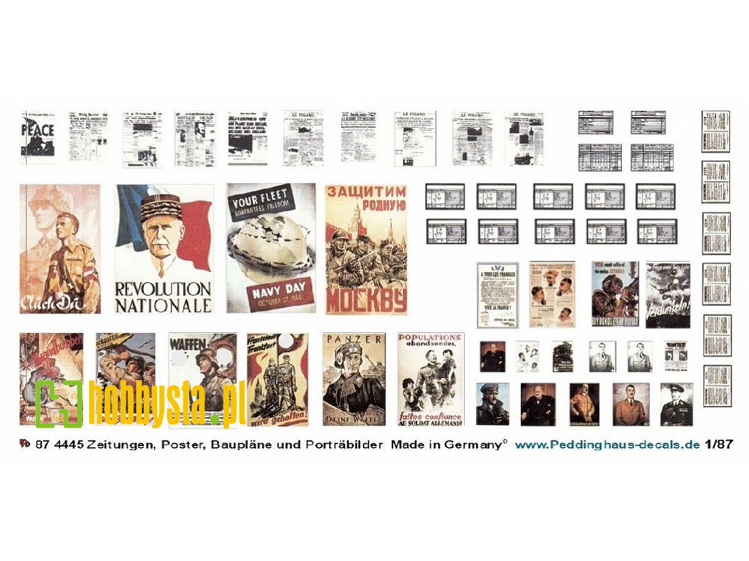 Newspapers, Posters, Building Plans And Portraits - zdjęcie 1