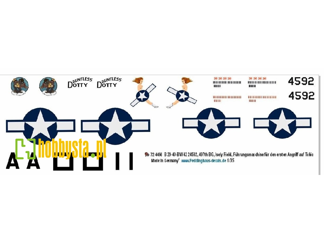 B 29-40-bw 42 24592, 497th Bg, Isely Field, Lead Aircraft For The First Attack On Tokyo - zdjęcie 1