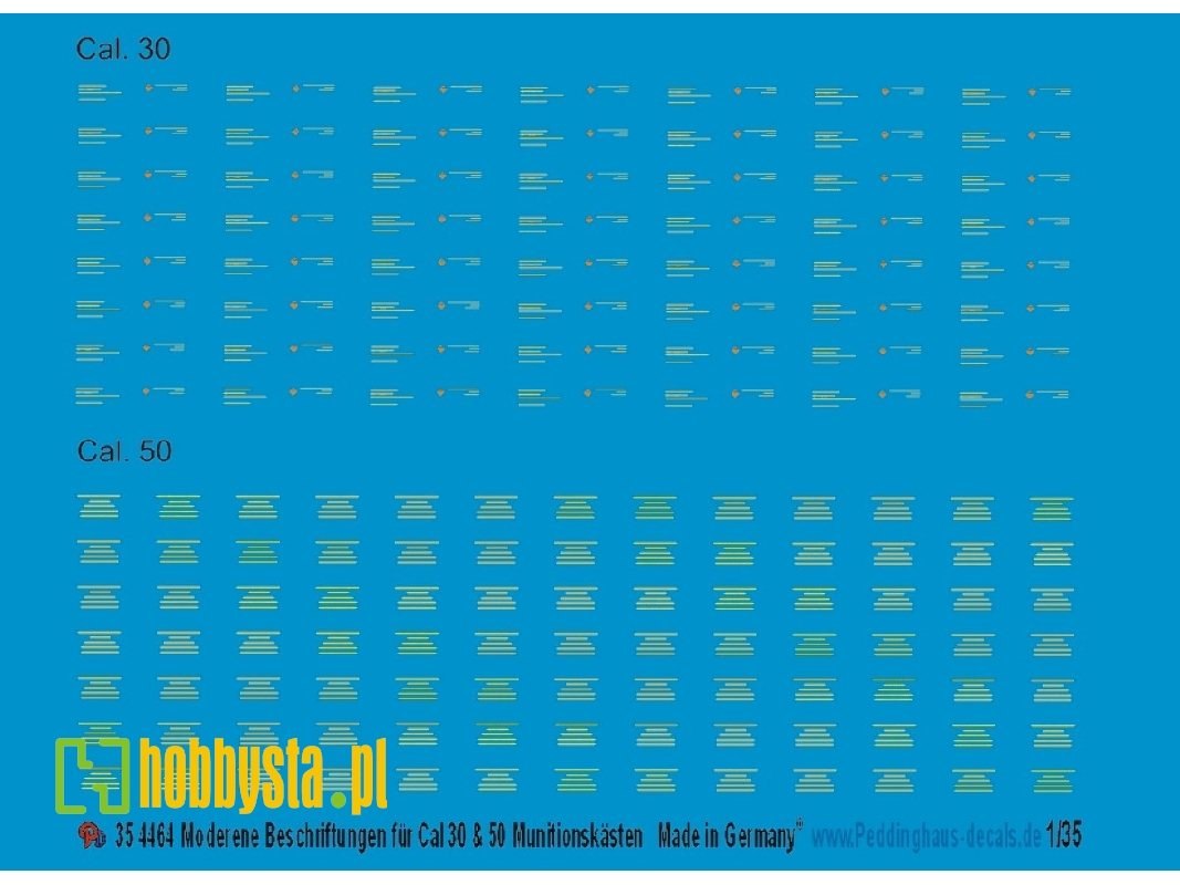 Modern Markings For Cal 30 & Cal 50 Ammunition Boxes - zdjęcie 1