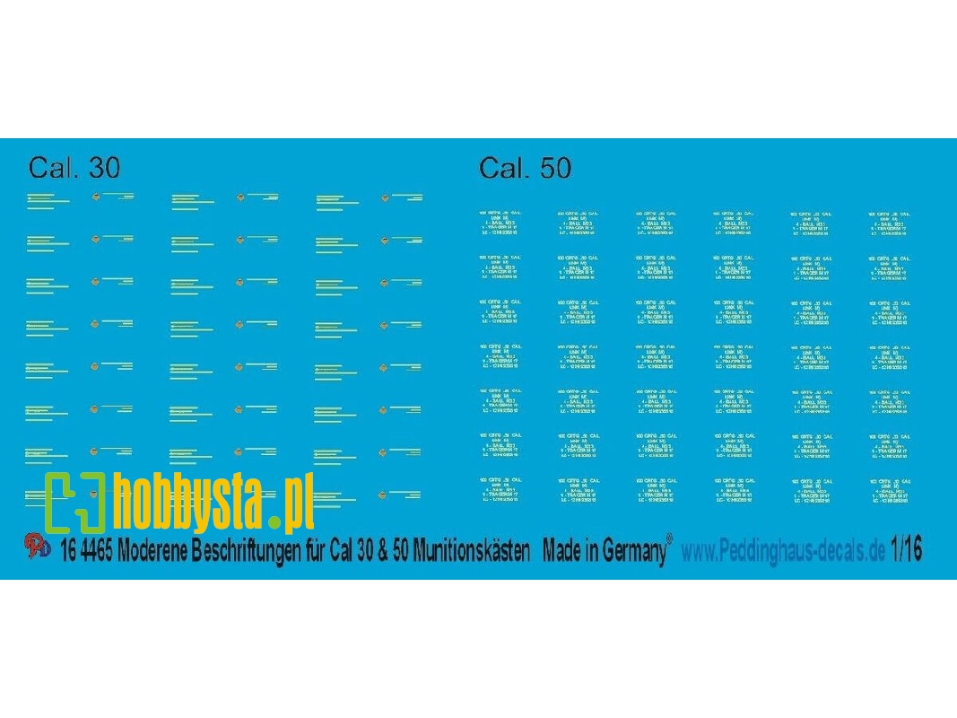 Modern Markings For Cal 30 & Cal 50 Ammunition Boxes - zdjęcie 1