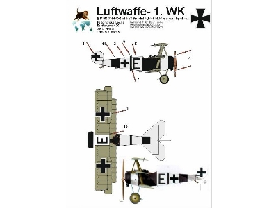 Fokker Dr. 1 Otto Esswein - Hermann Frommherz, France 1918 - zdjęcie 1