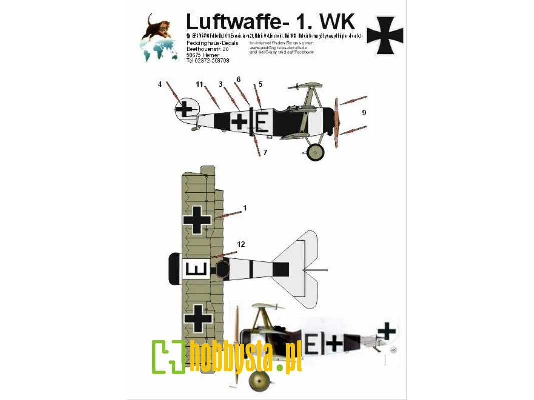 Fokker Dr. 1 Otto Esswein - Hermann Frommherz, France 1918 - zdjęcie 1