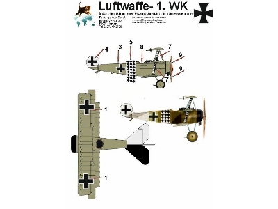 Fokker Dr. 1 Otto Esswein - Hermann Frommherz, France 1918 - zdjęcie 2