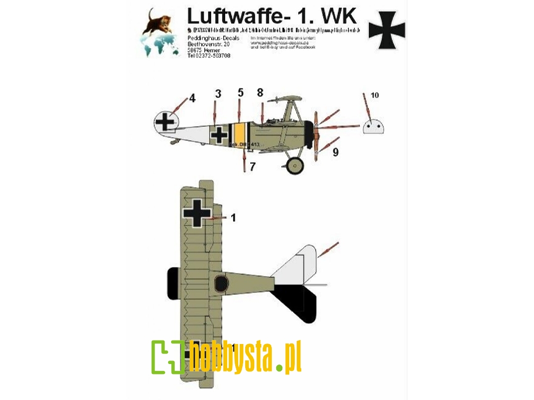 Fokker Dr. 1 Karl Bolle - Franz Hemer, France 1918 - zdjęcie 1