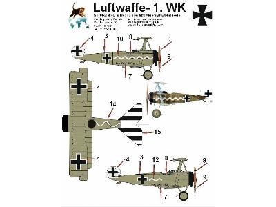 Fokker Dr. 1 Karl Bolle - Franz Hemer, France 1918 - zdjęcie 2