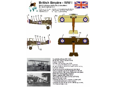 Sopwith Camel Gerald Alfred Birks / Peter Carpenter, Sidney Joseph Cottle / Percy Wilson / Josef Eskill Hallonquist - zdjęcie 1