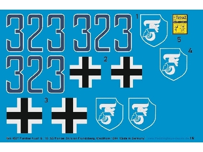 Panther G 10. Ss Panzer Div. Frundsberg 1944 Western Front - zdjęcie 1