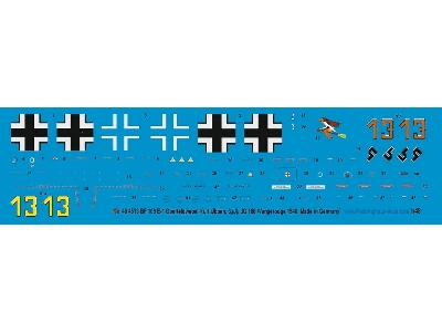 Bf 109 E-1 Oberfeldwebel Kurt Ubben, 6.(J)/ Jg 186 Wangerooge 1940 - zdjęcie 1