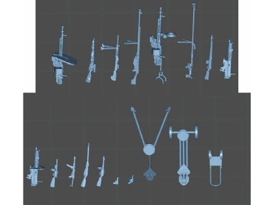 Russian Wwii Infantry Weapons - zdjęcie 1