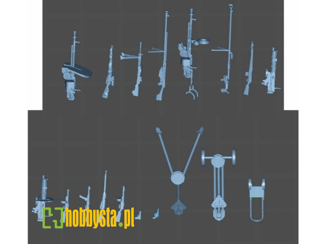 Russian Wwii Infantry Weapons - zdjęcie 1