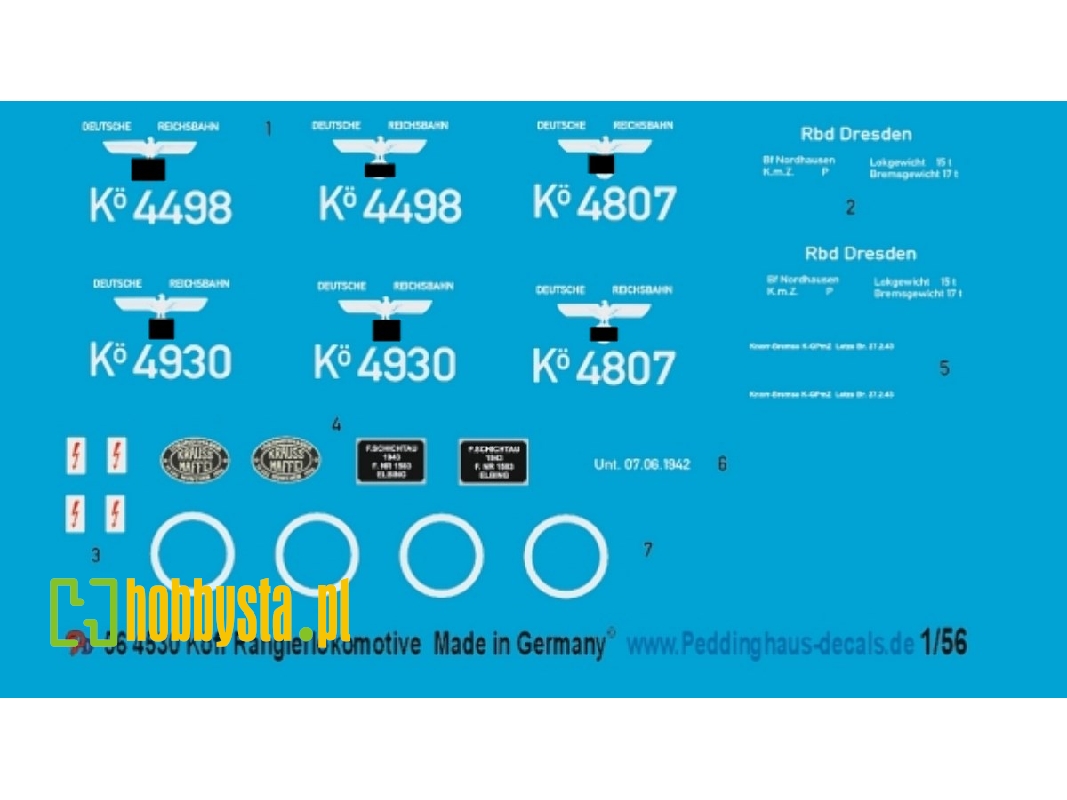 Köff Small Dieselengine Decals - zdjęcie 1